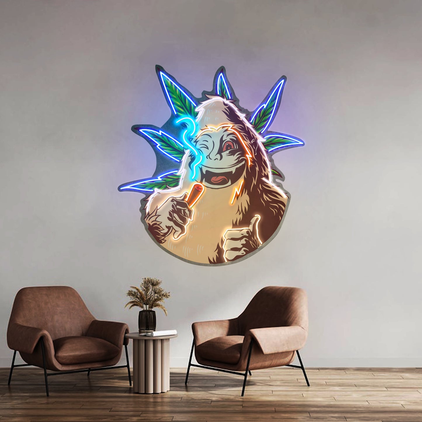 Monkey On Drugs Led Neon Sign Light Custom Led Signs