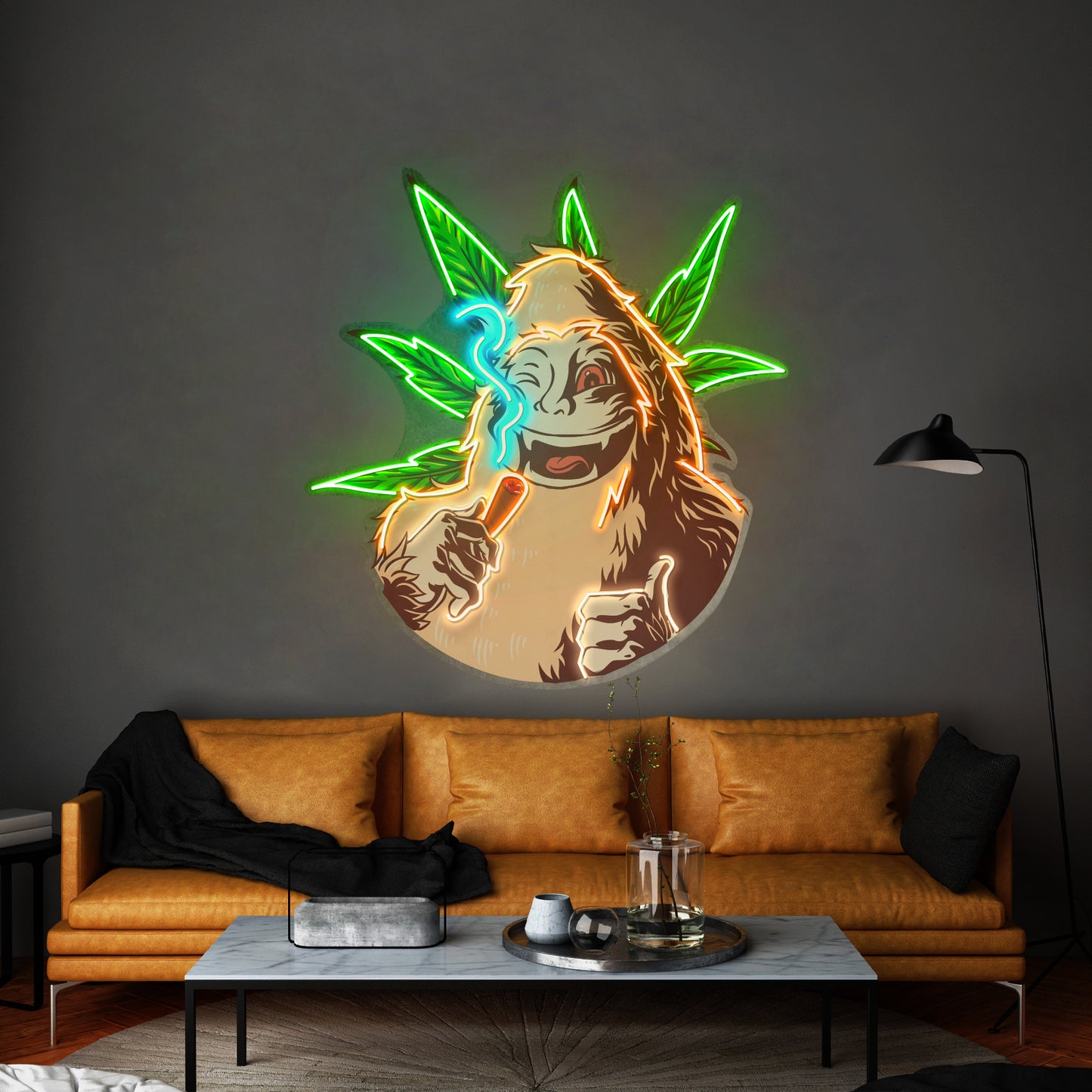 Monkey On Drugs Led Neon Sign Light Custom Led Signs