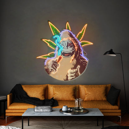 Monkey On Drugs Led Neon Sign Light Custom Led Signs