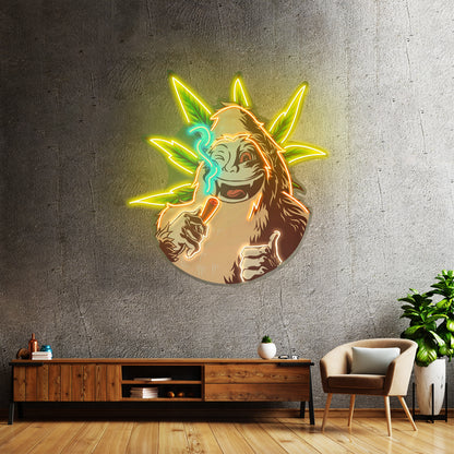 Monkey On Drugs Led Neon Sign Light Custom Led Signs