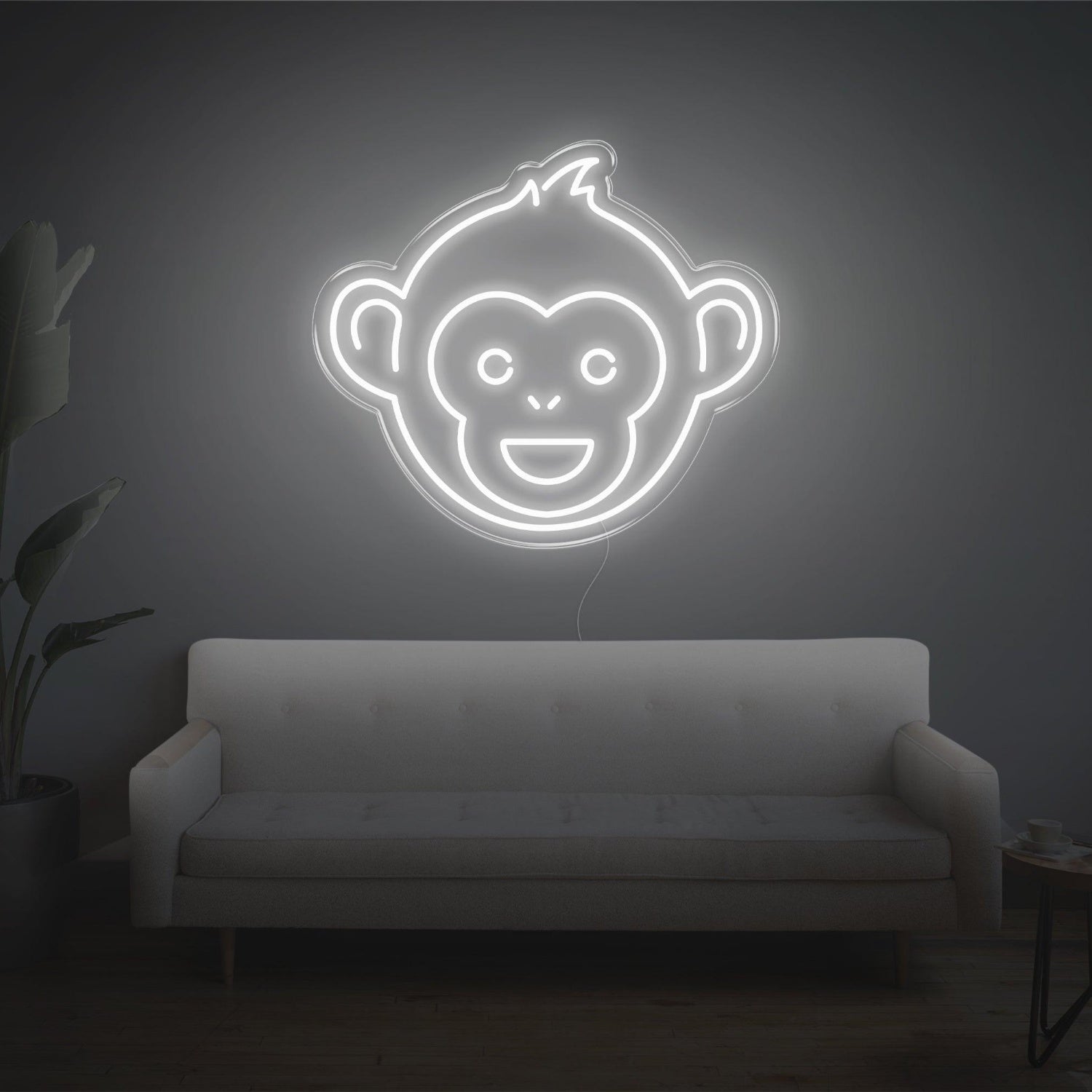 Monkey V2 Purple Cartoon Led Neon Sign For Living Room Kids Room Decor | Shineneon
