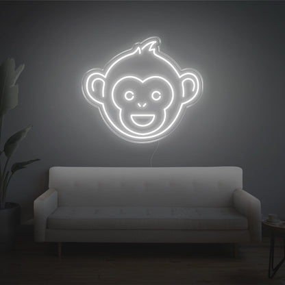 Monkey V2 Purple Cartoon Led Neon Sign For Living Room Kids Room Decor | Shineneon