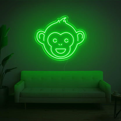 Monkey V2 Purple Cartoon Led Neon Sign For Living Room Kids Room Decor | Shineneon