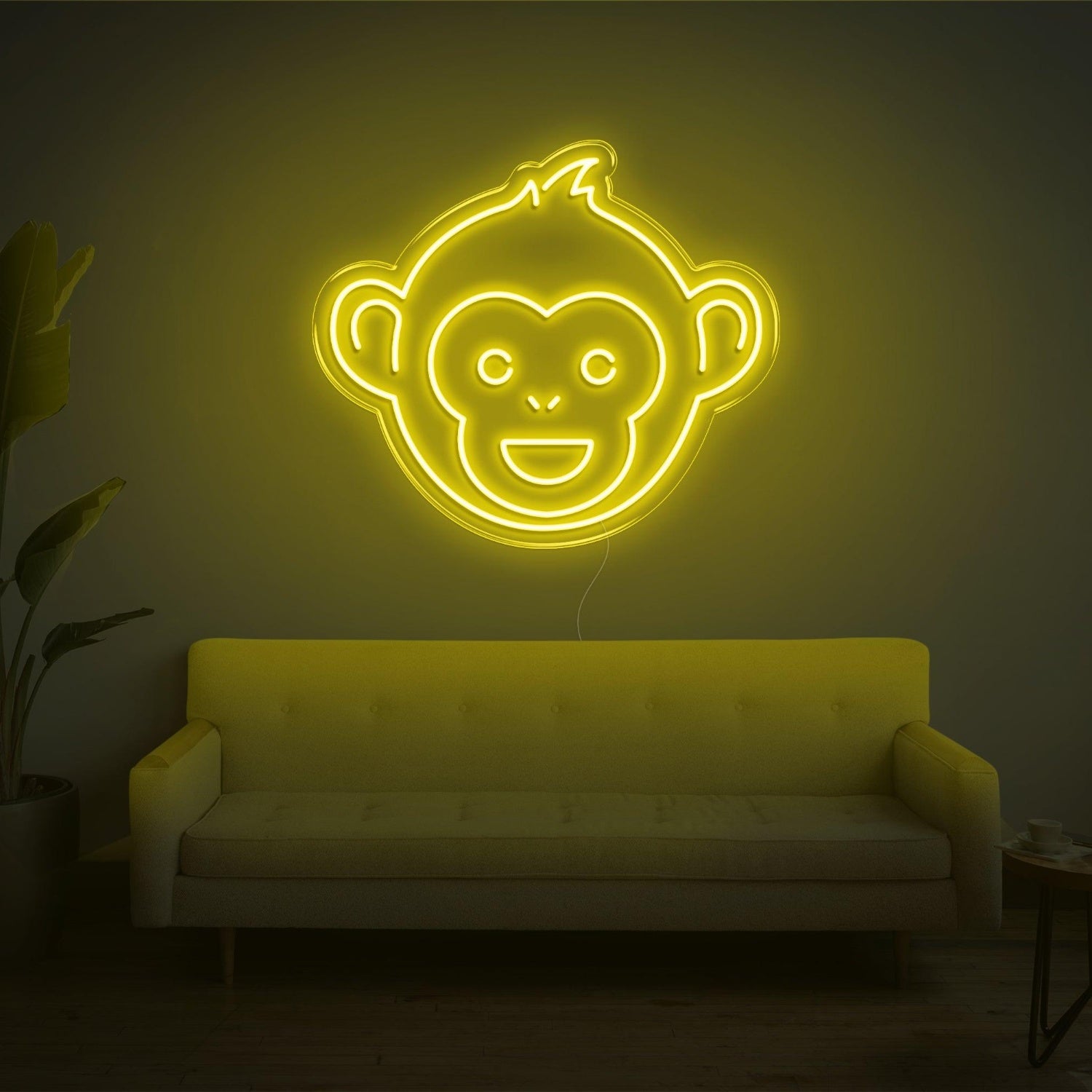 Monkey V2 Purple Cartoon Led Neon Sign For Living Room Kids Room Decor | Shineneon