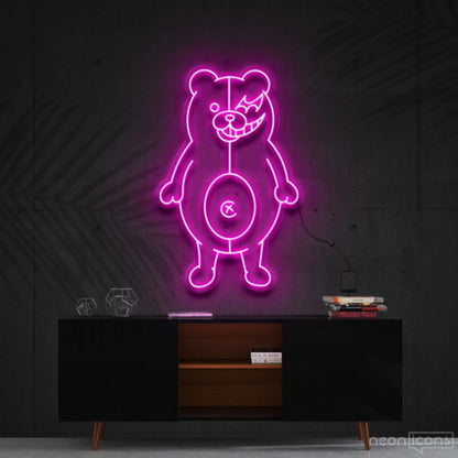 Monokuma Danganronpa Led Neon Sign For Game Rooms | Shineneon