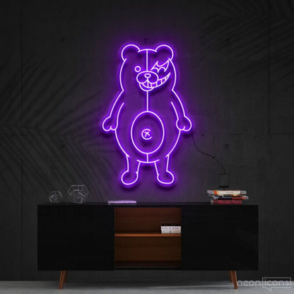 Monokuma Danganronpa Led Neon Sign For Game Rooms | Shineneon