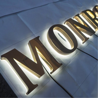 Monrose 3D Backlit Channel Letters Led Light Sign - Shineneon