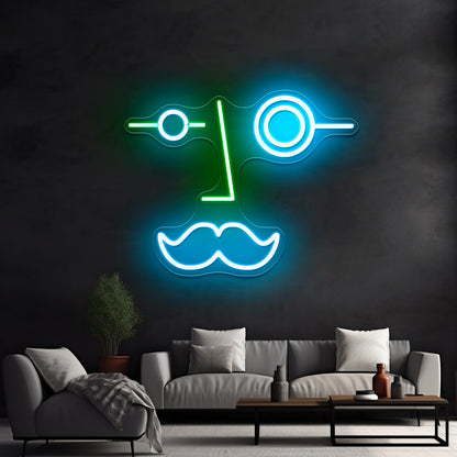 Monsieur By Jonathan Adler Aesthetic Neon Signs - Size and dimension reference