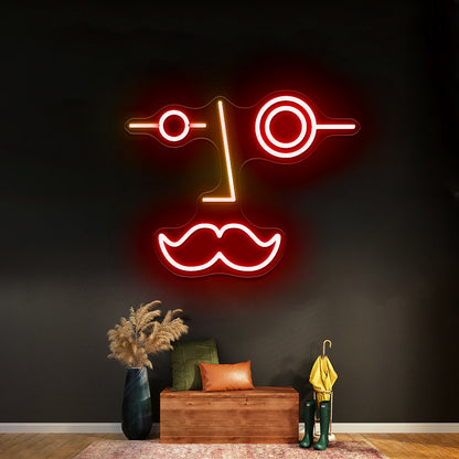Monsieur By Jonathan Adler Aesthetic Neon Signs - Custom LED neon sign front view