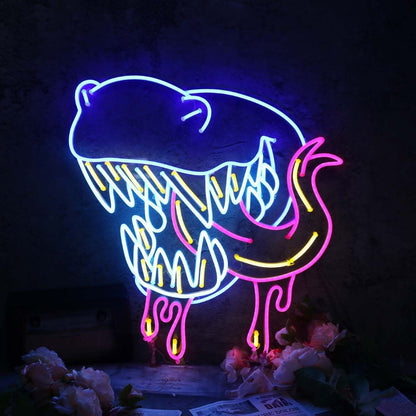 Monster Mouth Custom Led Neon Sign - Shineneon