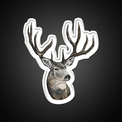 Monster Mule Deer Buck Fast Food Led Neon Sign For Burger Place Rgb Color - Shineneon
