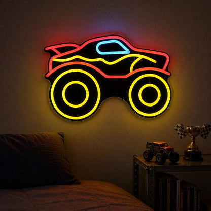Monster Truck Vintage LED Neon Sign - Shineneon