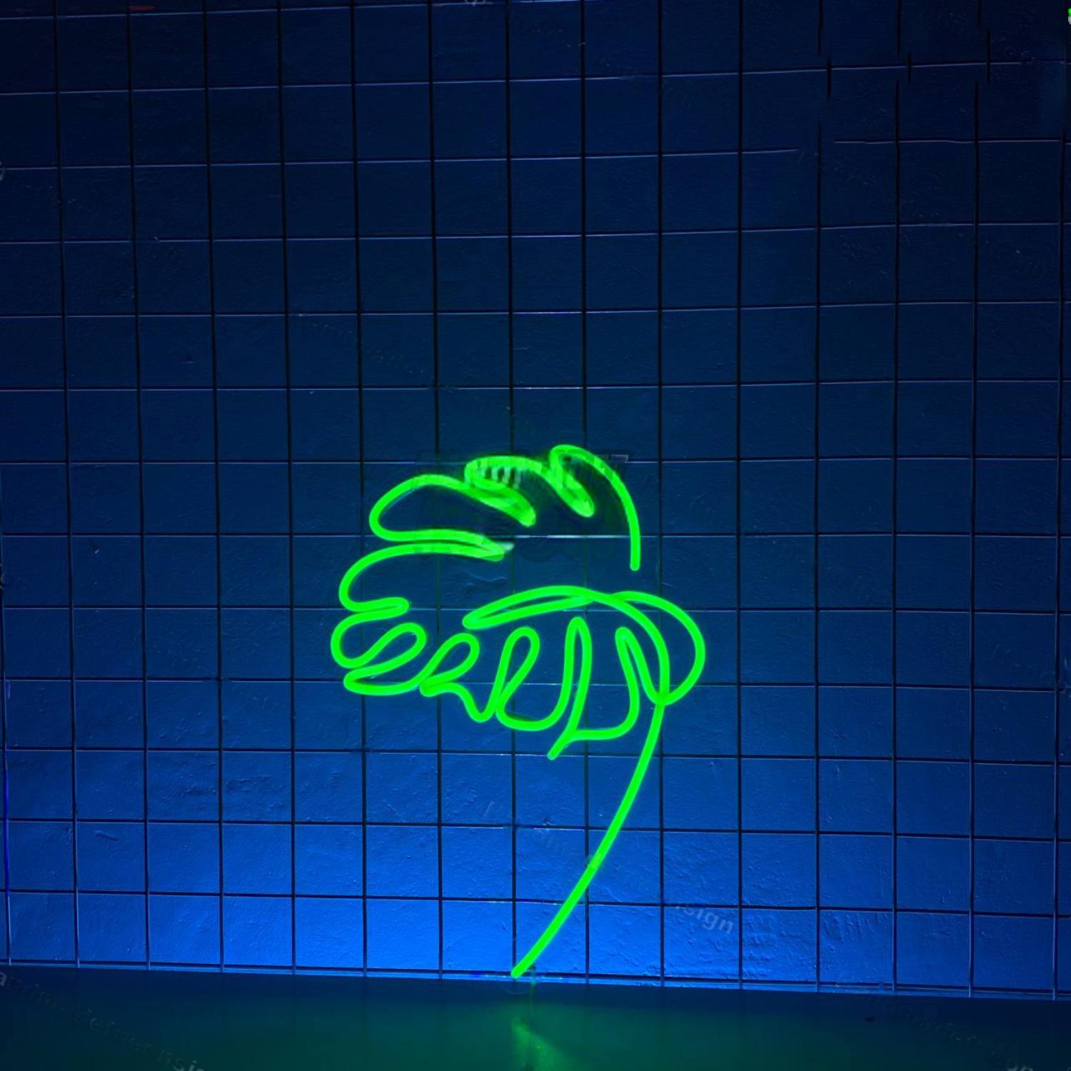 Monstera Leaf Led Neon Sign Home Decor | Shineneon