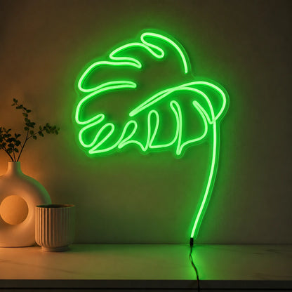 Monstera Leaf Neon Sign LED Neon Sign high-converting product image