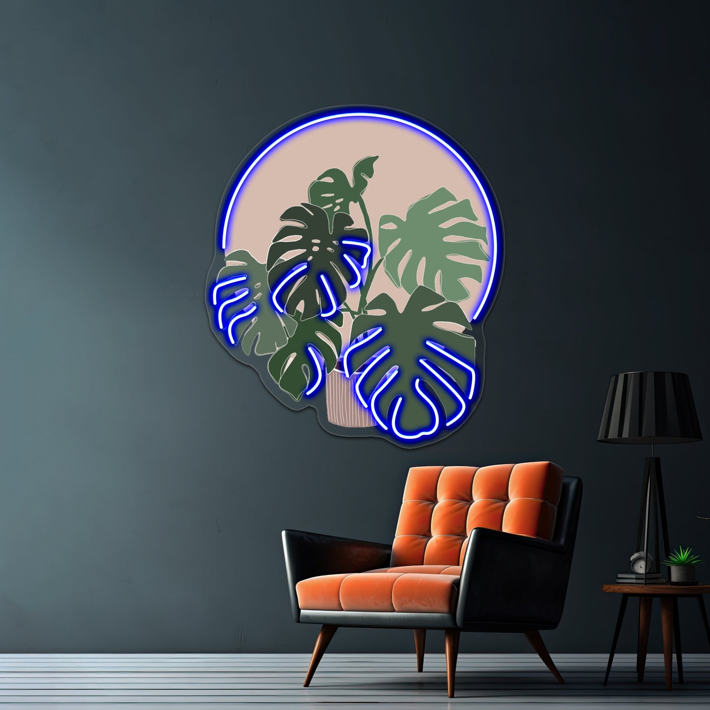 Monstera Plant Wall Artwork Neon Signs