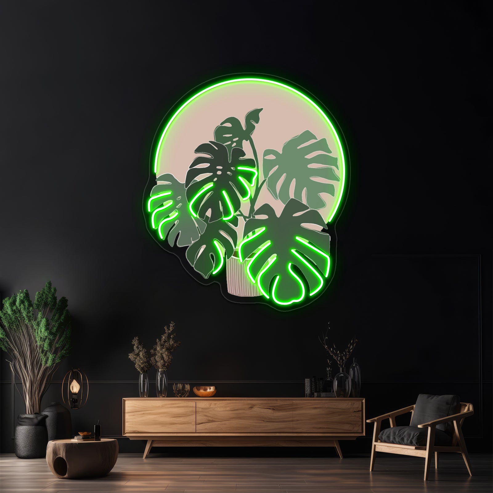 Monstera Plant Wall Artwork Neon Signs | Shineneon