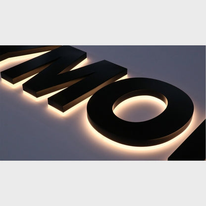 Mont 3D Backlit Channel Letters Led Light Sign