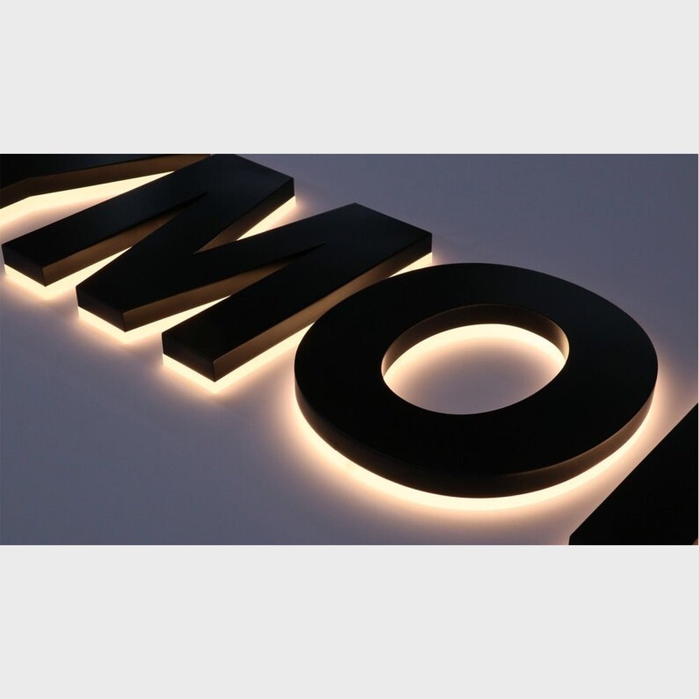 Mont 3D Backlit Channel Letters Led Light Sign - Shineneon