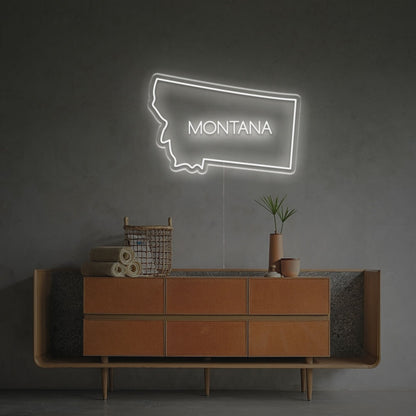 Montana State Outline Led Neon Sign Home Decor | Shineneon