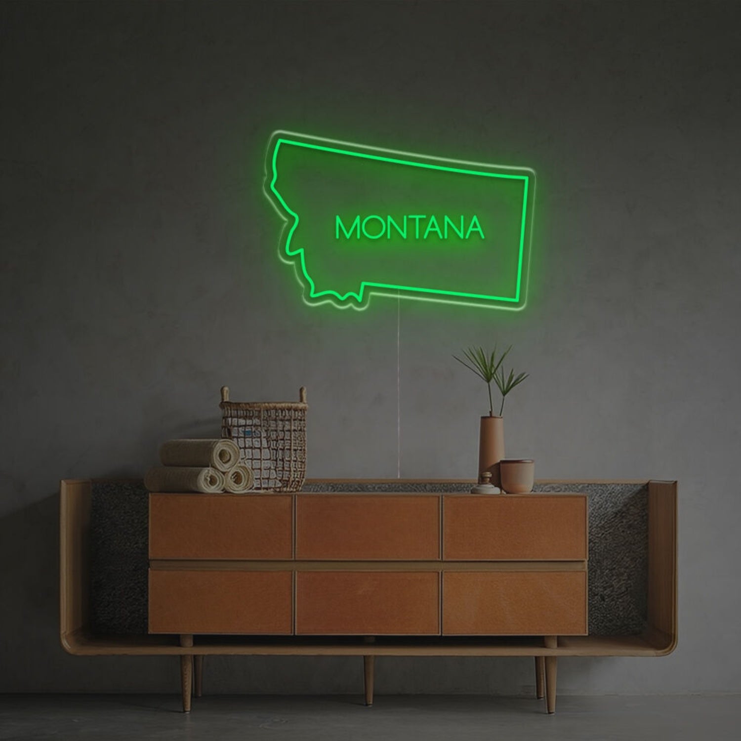 Montana State Outline Led Neon Sign Home Decor | Shineneon