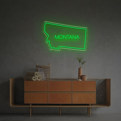 Montana State Outline Led Neon Sign Home Decor | Shineneon