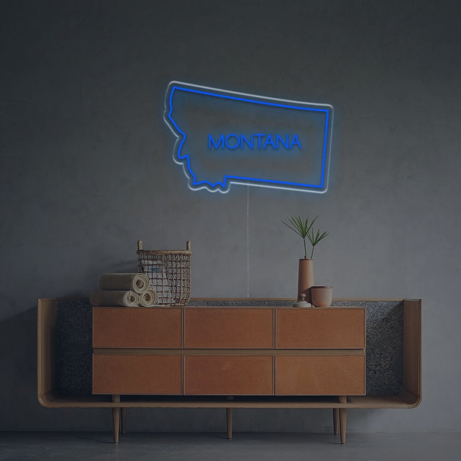 Montana State Outline Led Neon Sign Home Decor | Shineneon