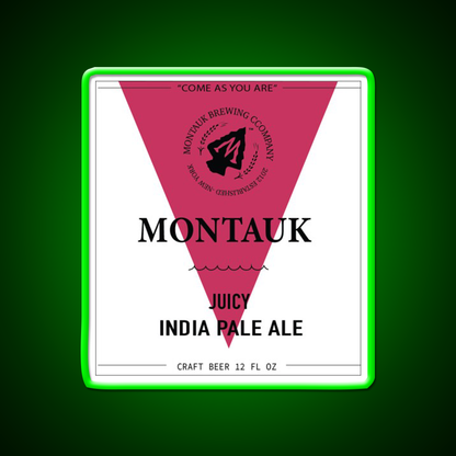 Montauk Juicy Beer Bar Decor Led Neon Sign Rgb Color - LED neon sign view 8