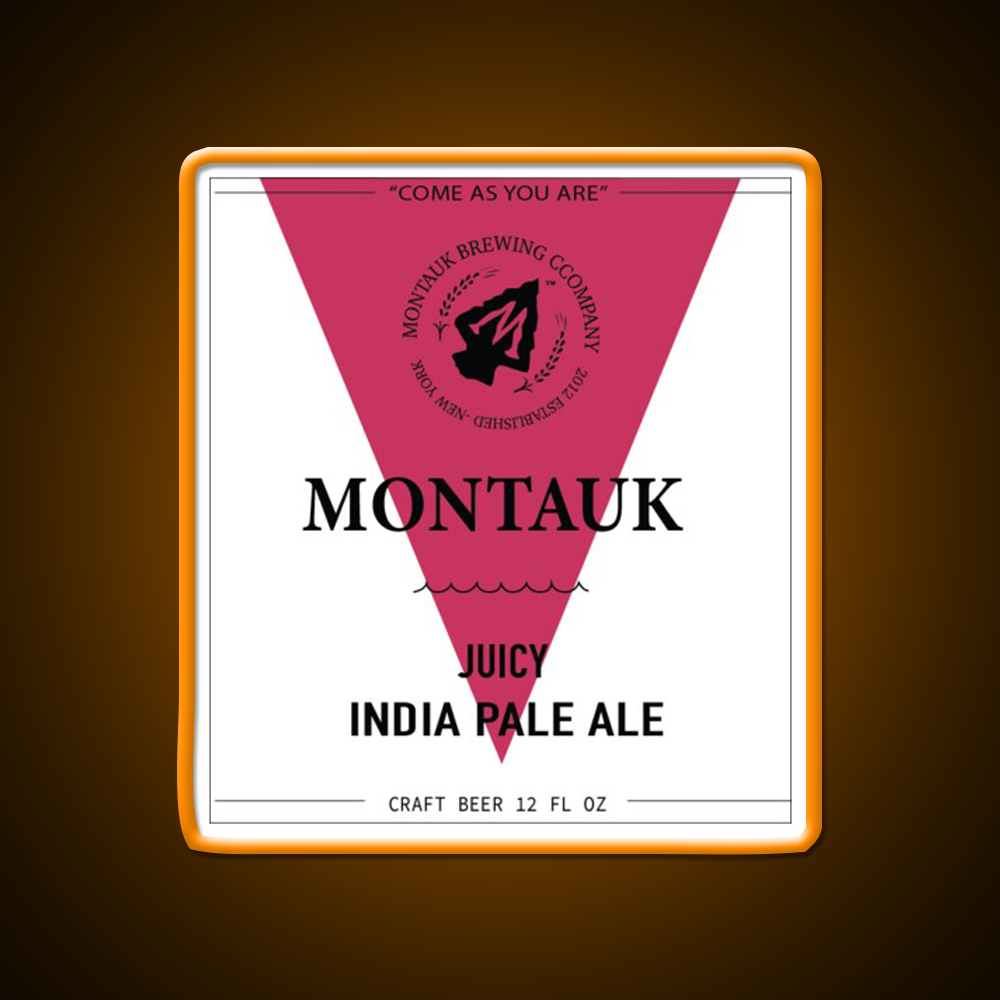 Montauk Juicy Beer Bar Decor Led Neon Sign Rgb Color - LED neon sign view 6
