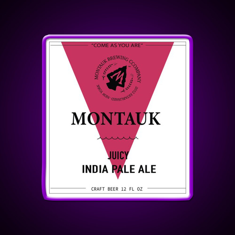 Montauk Juicy Beer Bar Decor Led Neon Sign Rgb Color - LED neon sign view 9