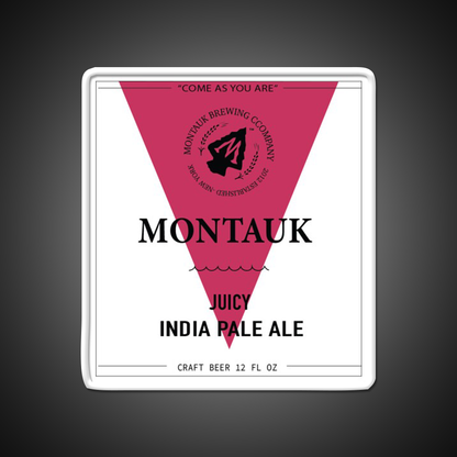 Montauk Juicy Beer Bar Decor Led Neon Sign Rgb Color