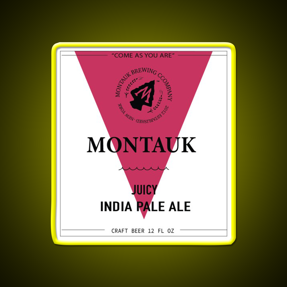 Montauk Juicy Beer Bar Decor Led Neon Sign Rgb Color - LED neon sign view 7
