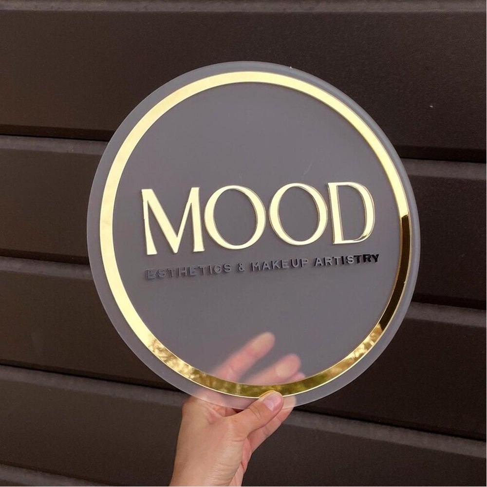 Mood Acrylic Business Logo Sign - Shineneon