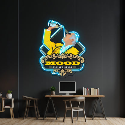 Mood Vicente Fernandez Artwork Neon Wall Signs