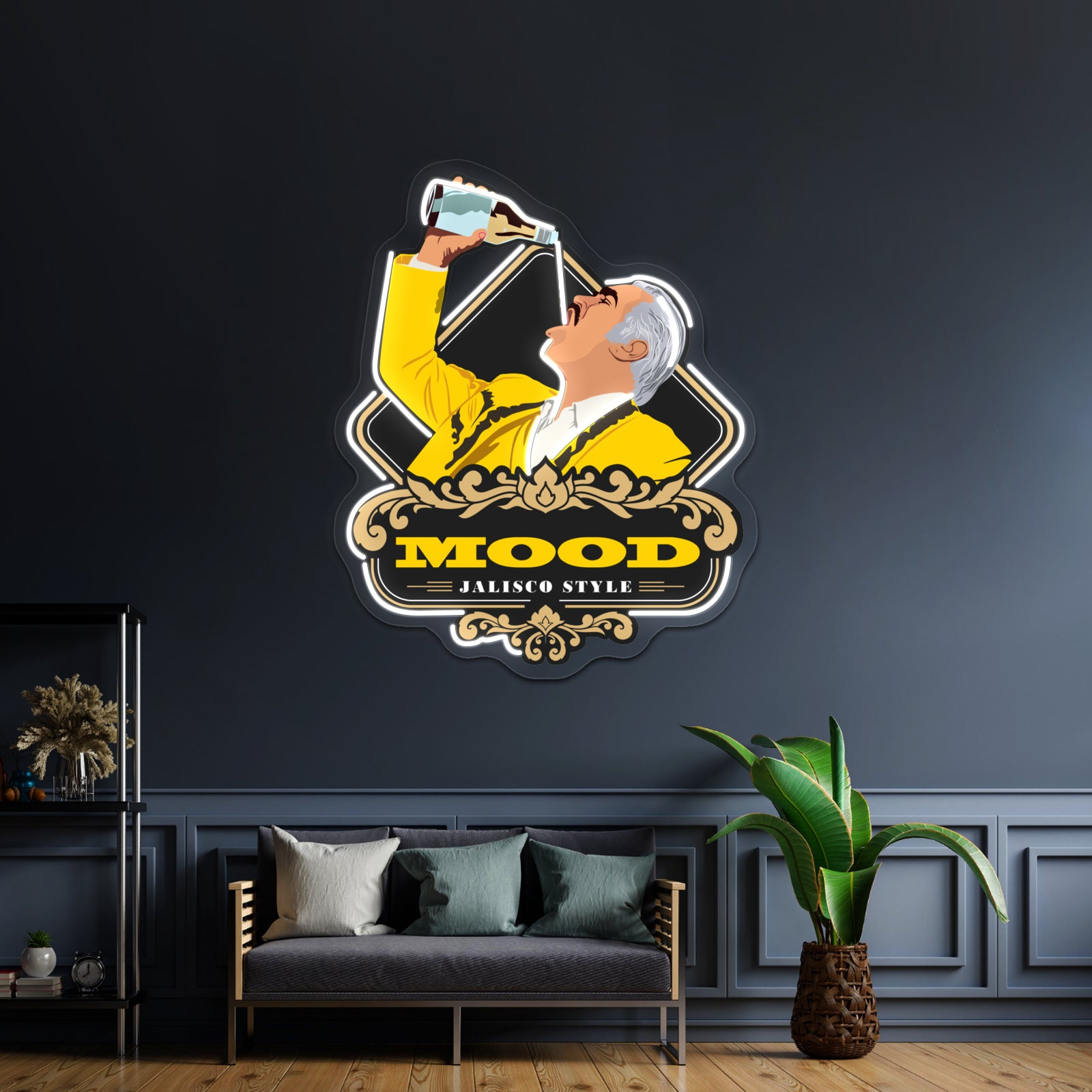 Mood Vicente Fernandez Artwork Neon Wall Signs | Shineneon