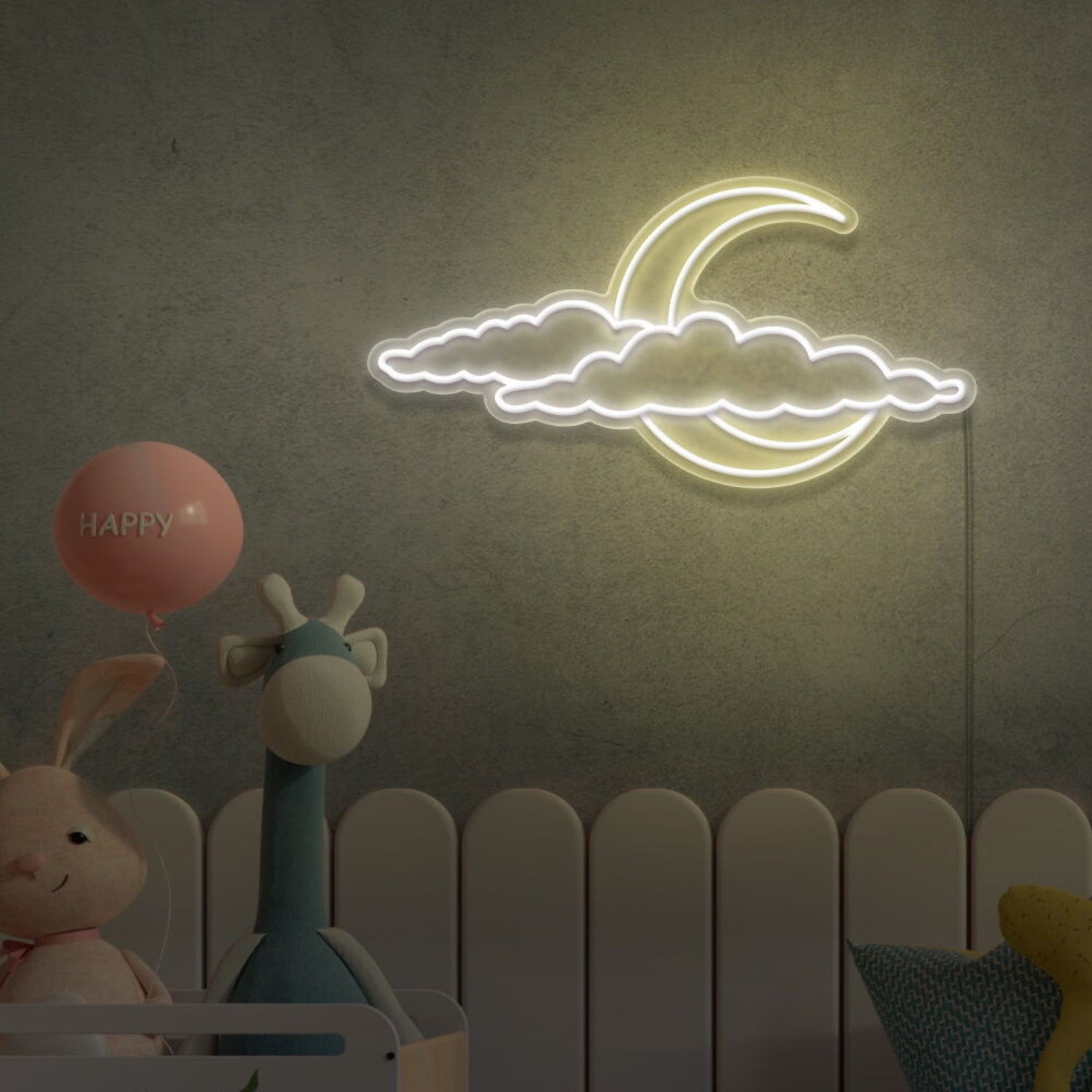 Moon And Clouds Led Neon Sign | Shineneon