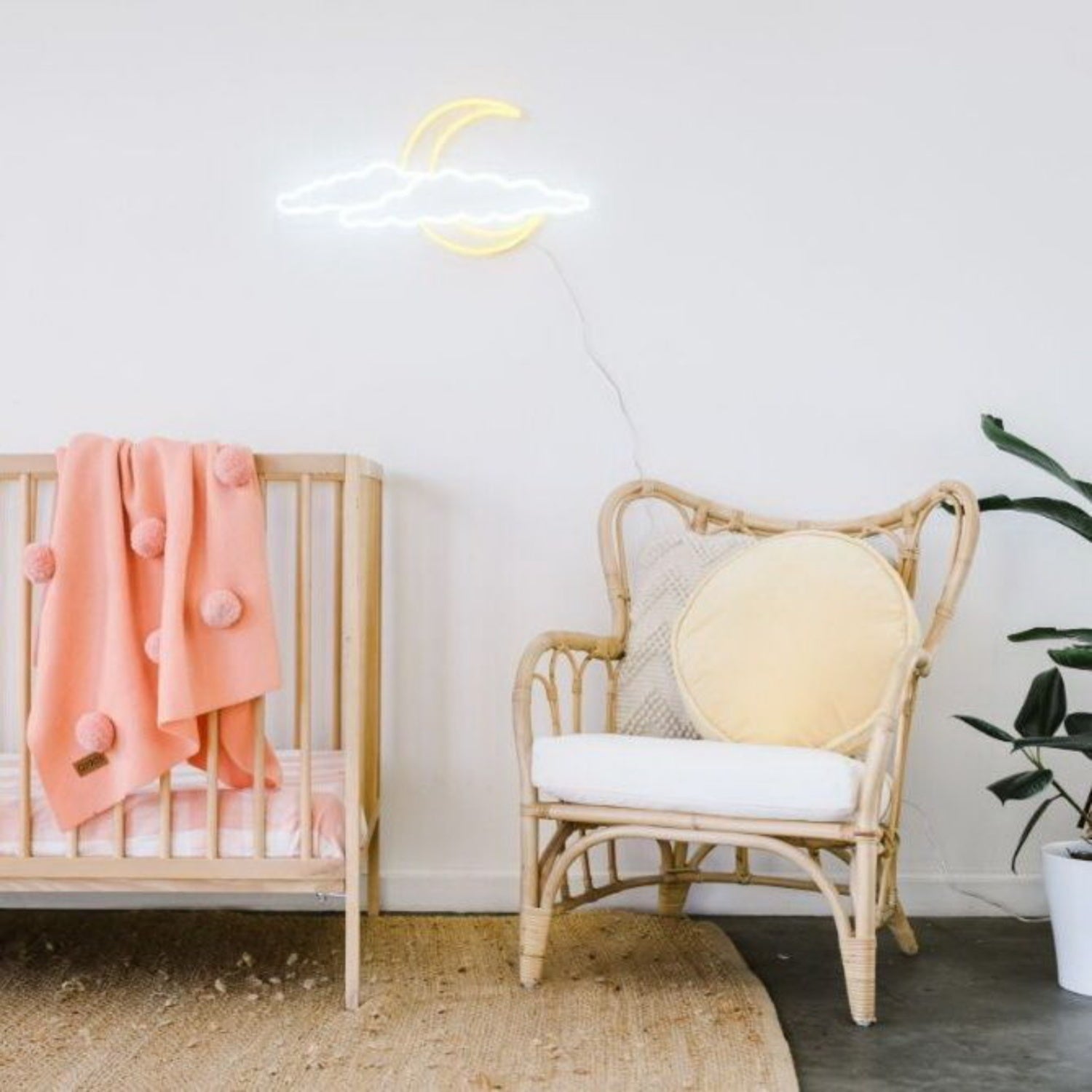 Moon And Clouds Led Neon Sign | Shineneon