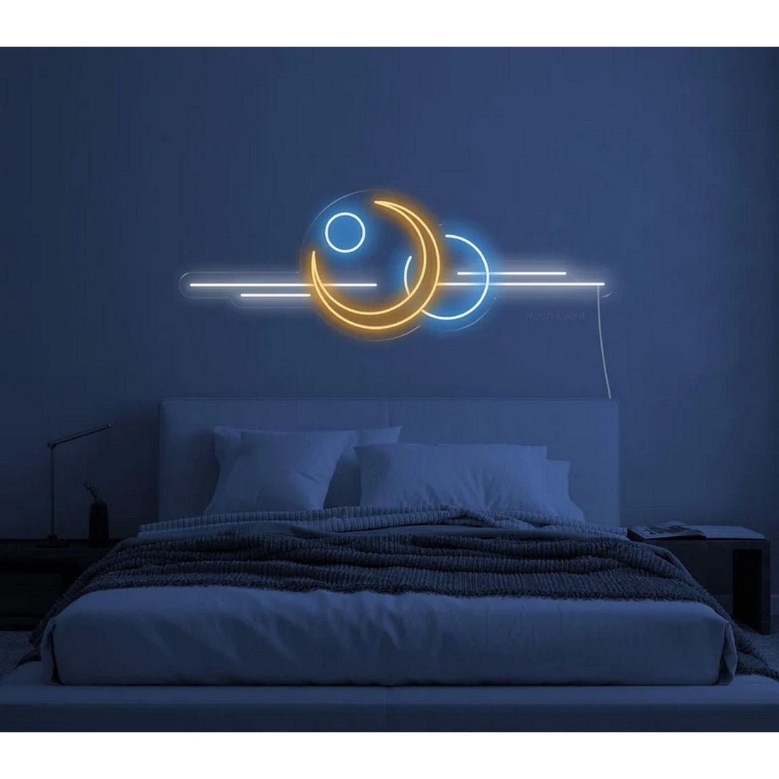 Moon And Planets Led Sign Business Neon Sign - Shineneon