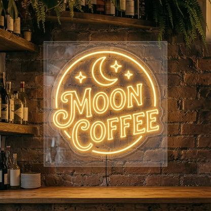 Moon Coffee LED Neon Sign - Shineneon