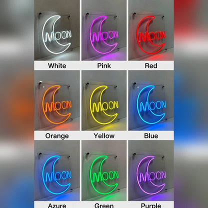 Moon LED Neon Sign Wall Decor - Shineneon