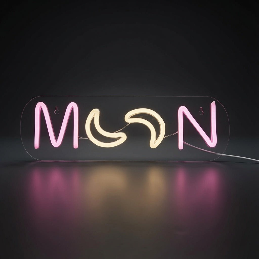 Moon LED Neon Sign Wall Decor - Shineneon