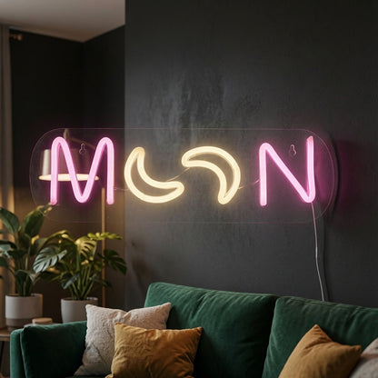 Moon LED Neon Sign Wall Decor - Shineneon