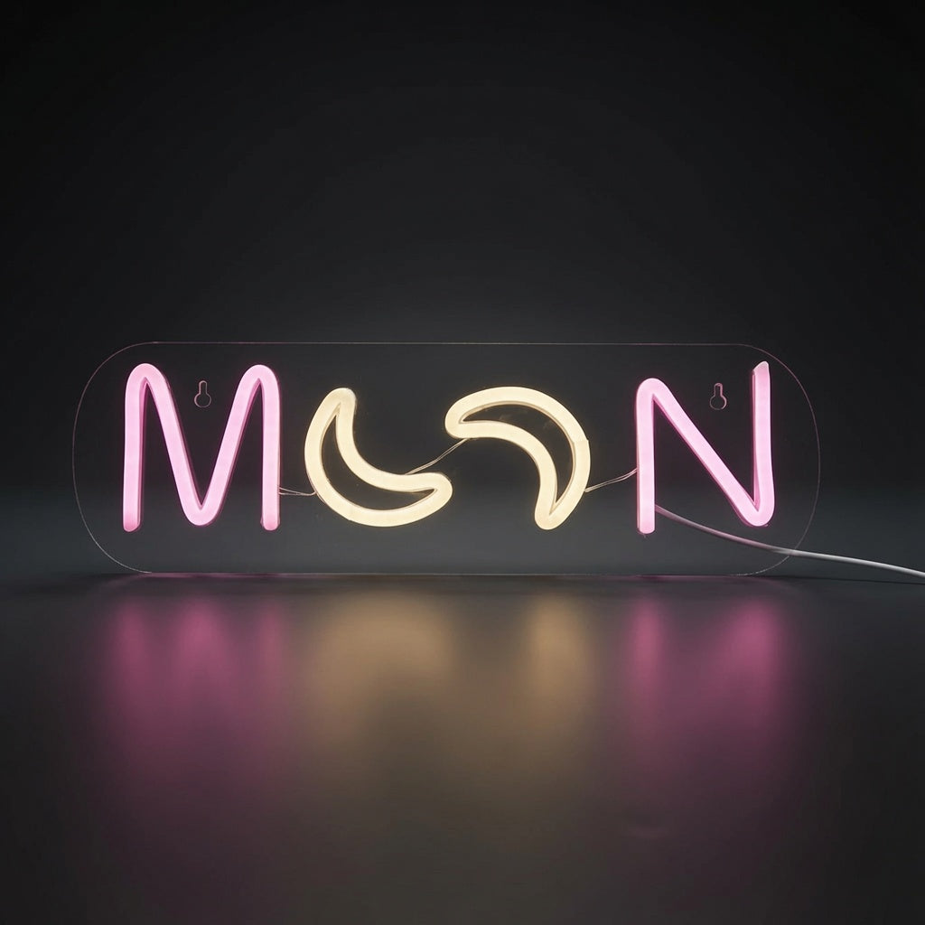 Moon LED Neon Sign Wall Neon Sign - 01 Original Product Image