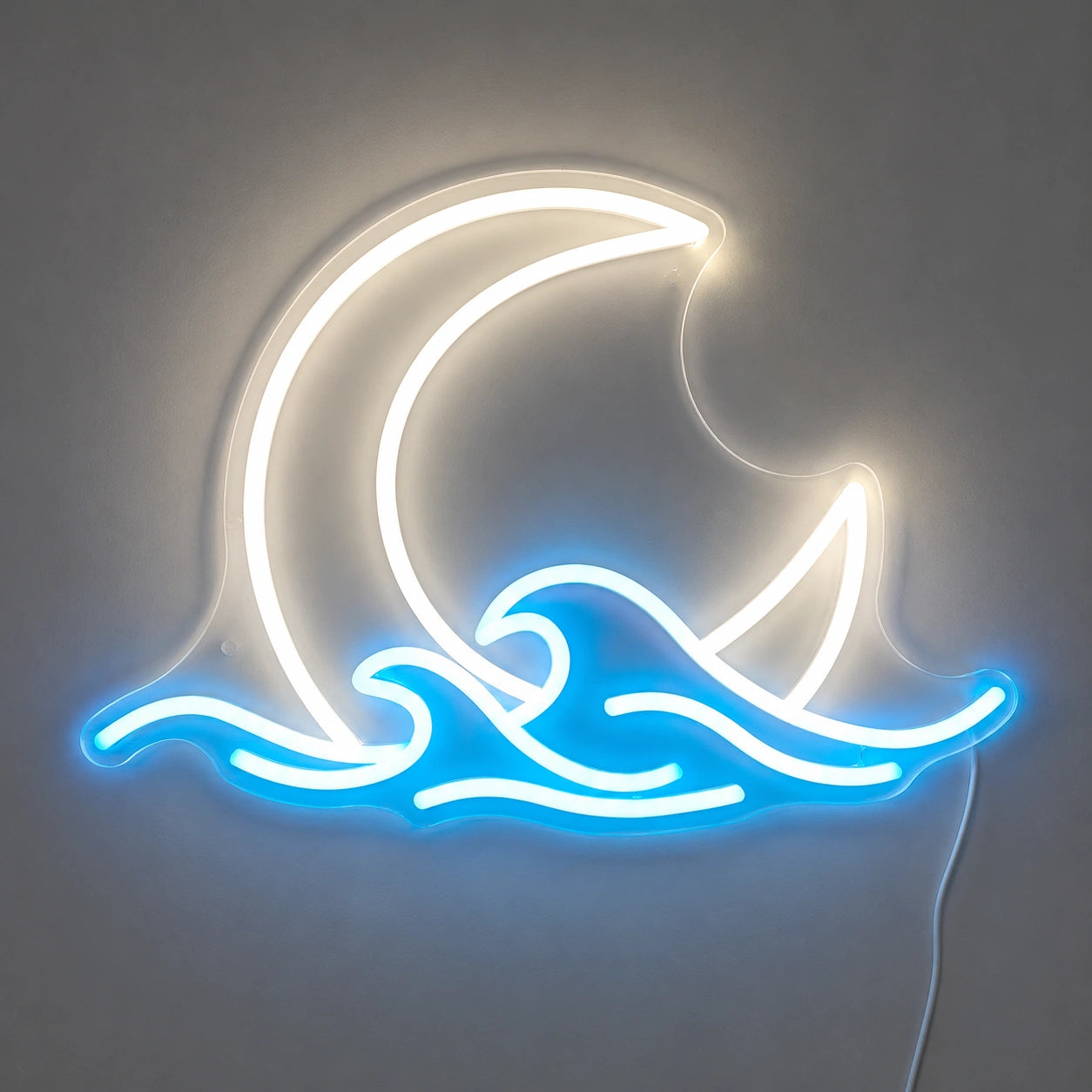 Moon Ocean Wave Neon Sign LED Neon Sign main product image