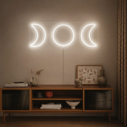 Moon Phase Wall Neon Sign LED Neon Sign high-converting product image