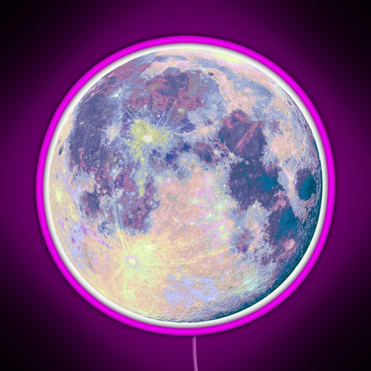 Moon Rgb Neon Sign For Bar Wall Decor - LED neon sign view 8