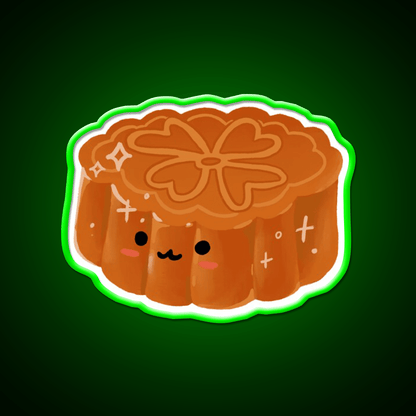 Mooncake Snack Food Led Neon Sign Rgb Color - Shineneon