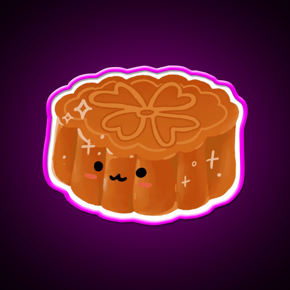 Mooncake Snack Food Led Neon Sign Rgb Color - Shineneon