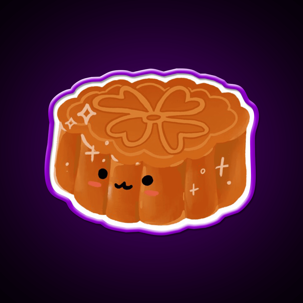 Mooncake Snack Food Led Neon Sign Rgb Color - Shineneon