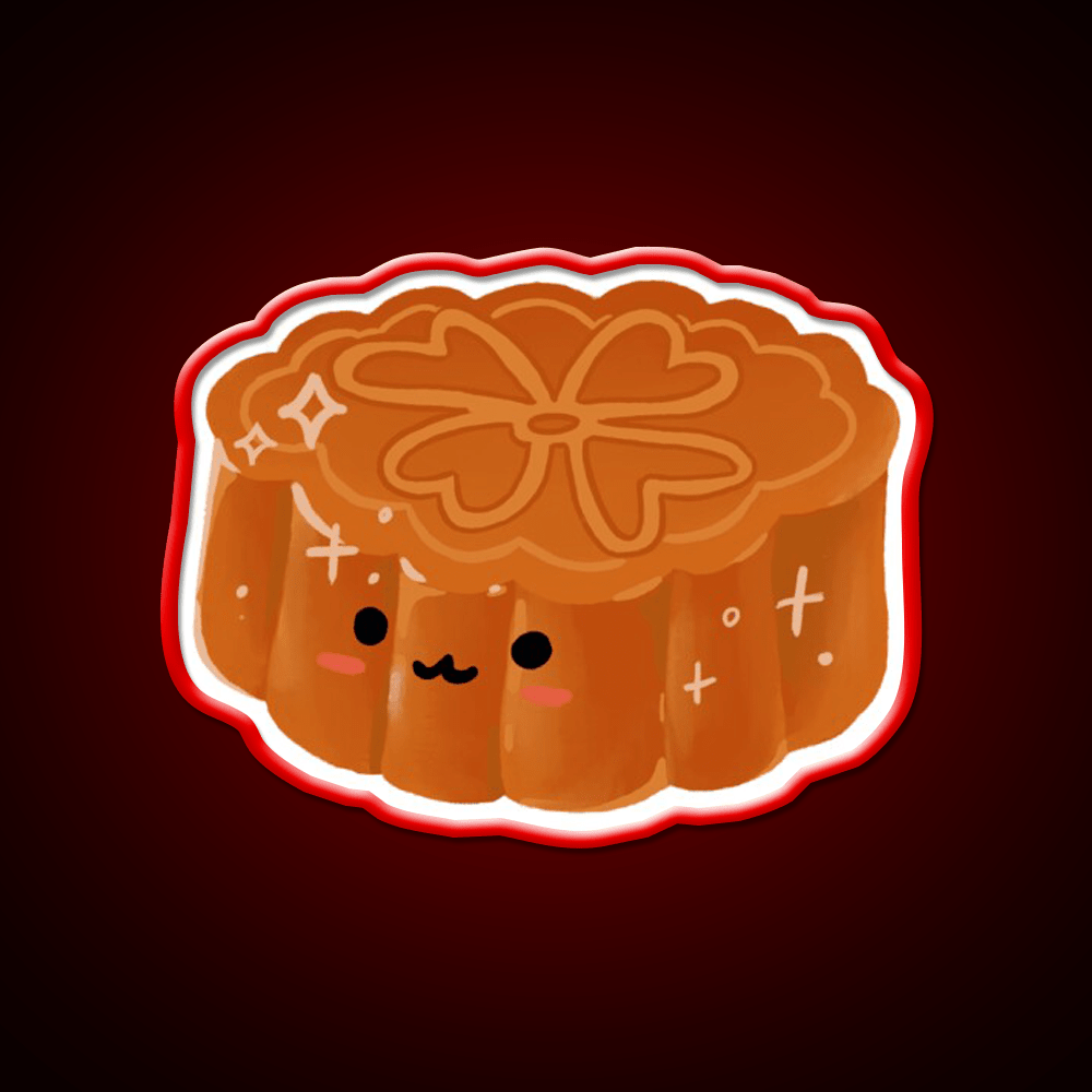 Mooncake Snack Food Led Neon Sign Rgb Color - Shineneon