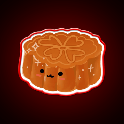 Mooncake Snack Food Led Neon Sign Rgb Color - Shineneon